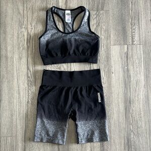 Gymshark black ombré set